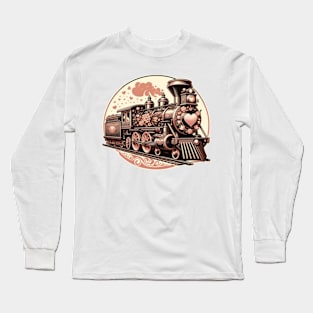 Train Valentine Long Sleeve T-Shirt